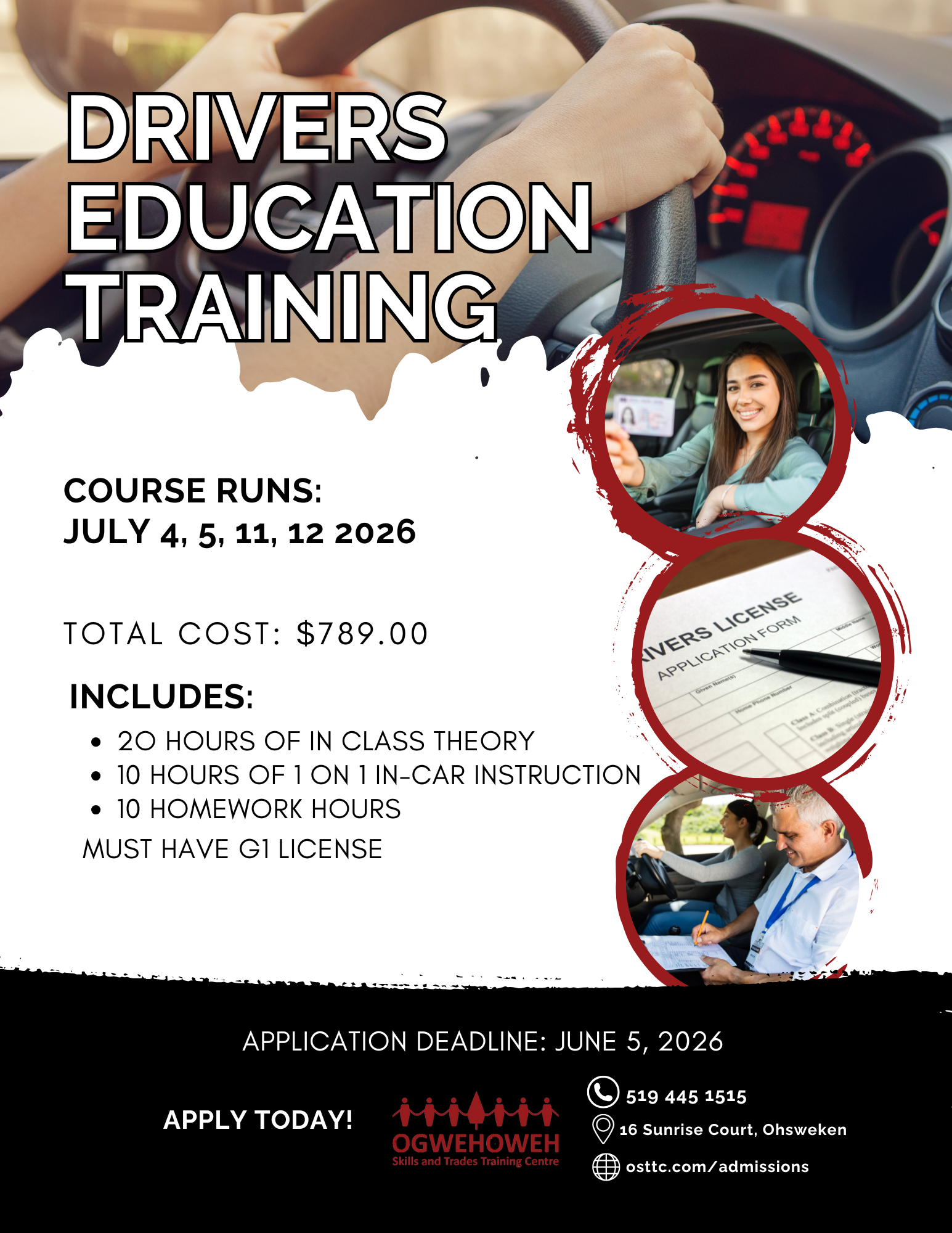 Driverâ€™s Education Narrative Photo